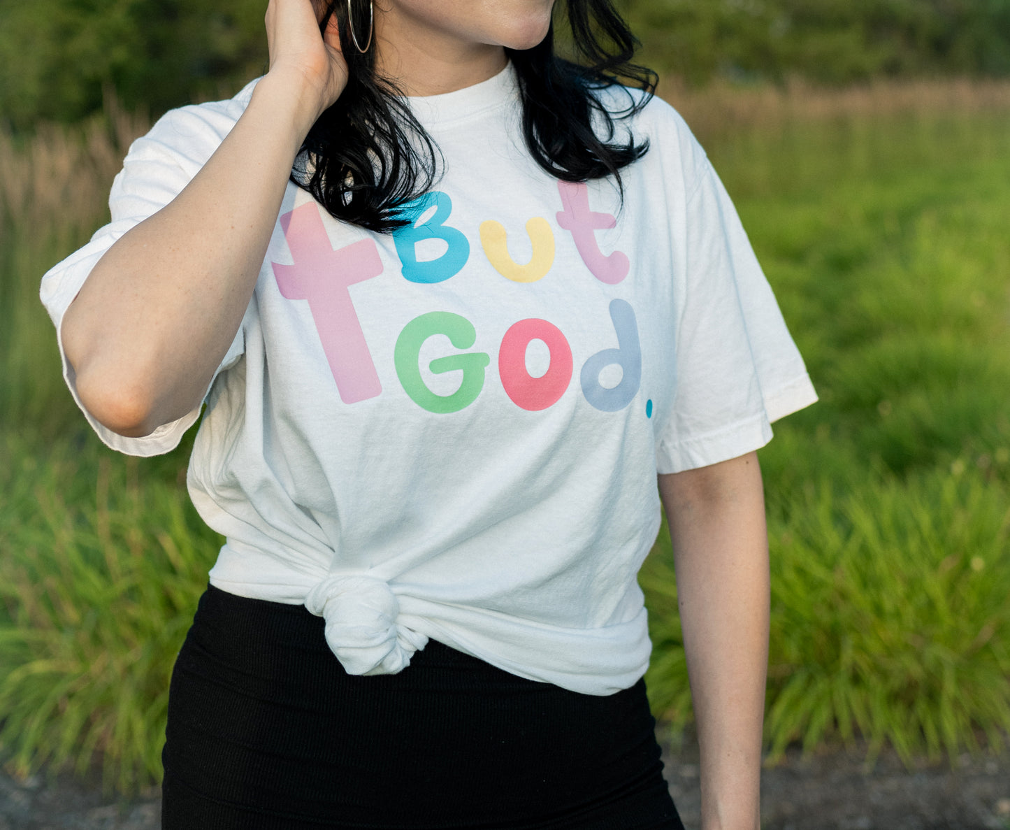 Pastel "But God" T-Shirt